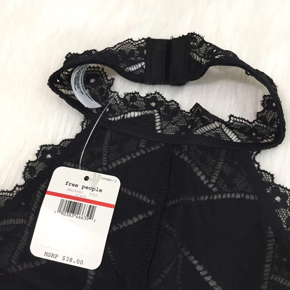 🆕 Free People Moonstruck Bralette in Black (XS) - Picture 7 of 8